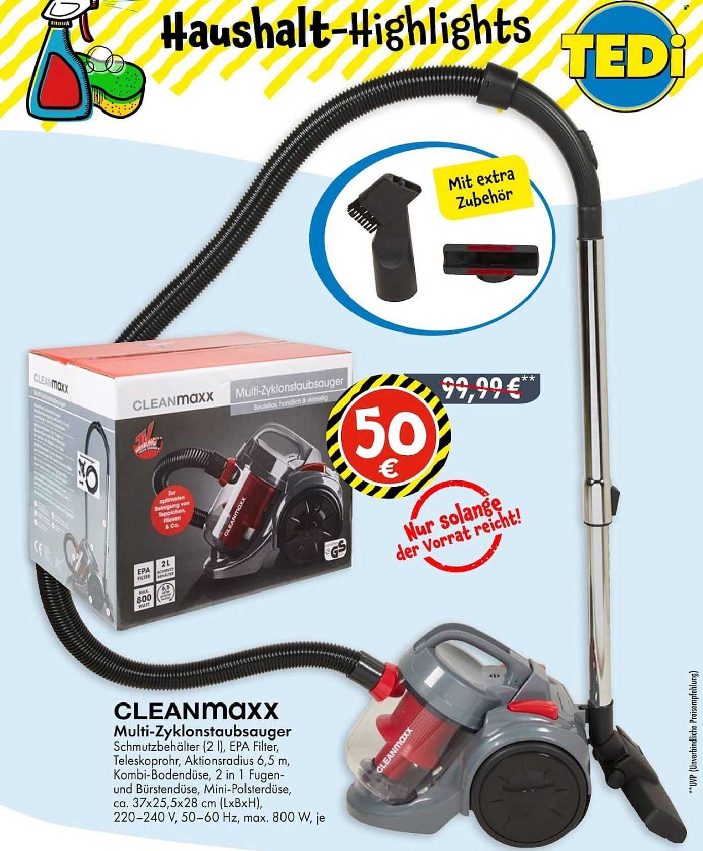 CLEANmaxx Multi-Zyklonstaubsauger