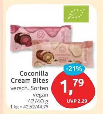 Coconilla Cream Bites – verschiedene Sorten, vegan