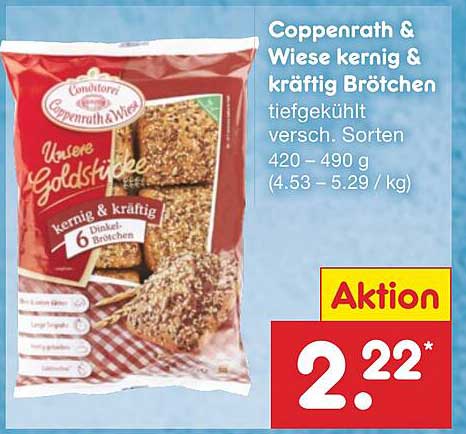 Coppenrath & Wiese kernig & kräftig Brötchen - Tiefgekühlt