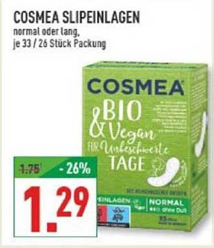 COSMEA SLIPEINLAGEN - BIO & VEGAN für unbeschwerte Tage