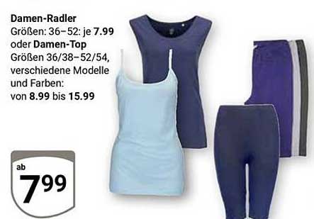 Damen-Radler und Damen-Tops - Sichern Sie sich die besten Modelle