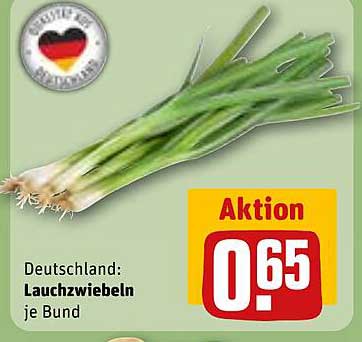 Deutschland: Lauchzwiebeln je Bund