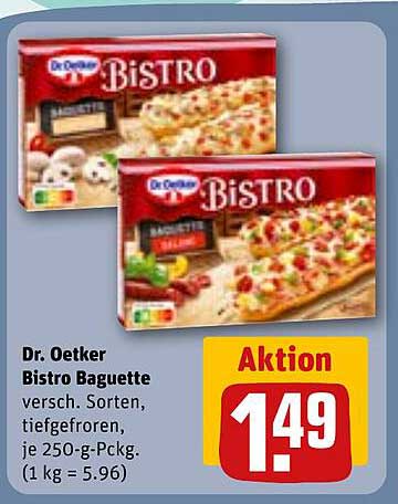 Dr. Oetker Bistro Baguette – verschiedene Sorten, tiefgefroren