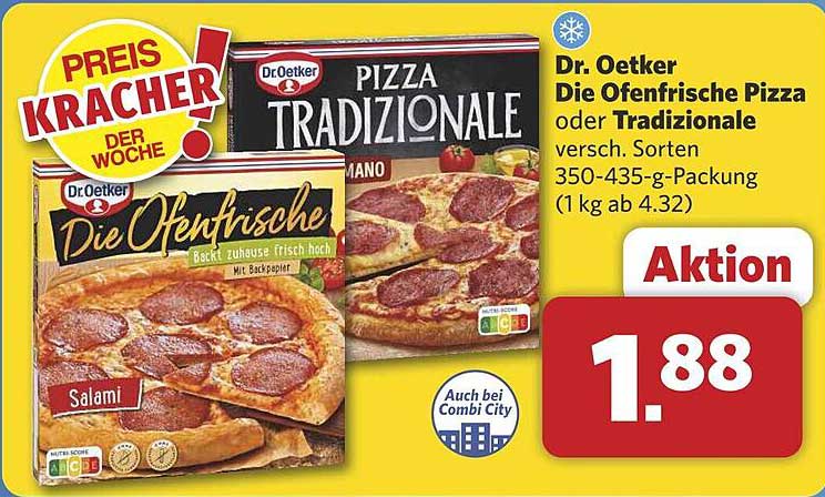 Dr. Oetker Die Ofenfrische Pizza oder Tradizionale, verschiedene Sorten