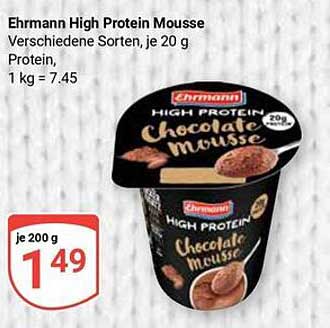 Ehrmann High Protein Mousse - verschiedene Sorten