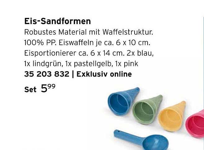 Eis-Sandformen