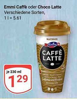 Emmi Caffè oder Choco Latte, 230 ml
