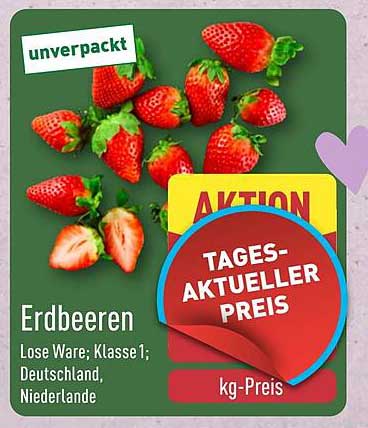 Erdbeeren - Lose Ware, Klasse 1