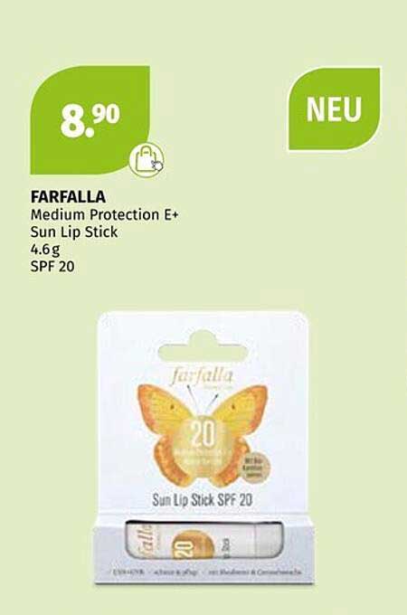 Farfalla Medium Protection E+ Sun Lip Stick