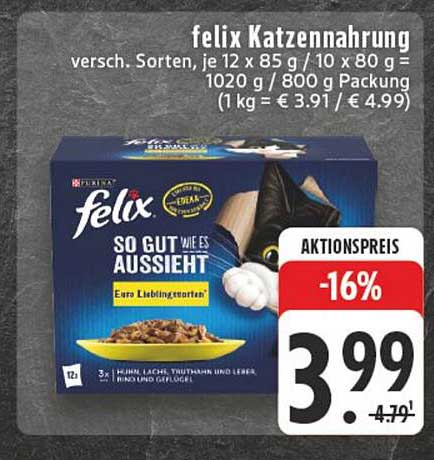 felix Katzennahrung - So gut wie es aussieht