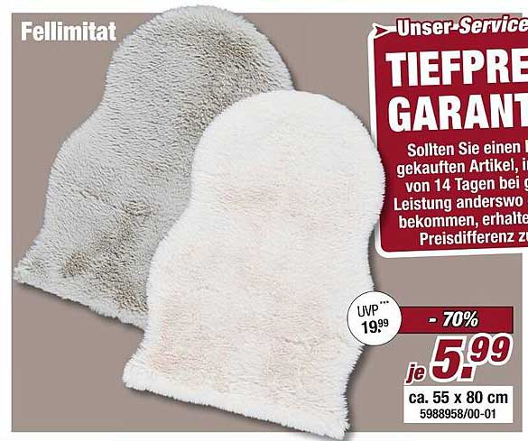 Fellimitat - kuscheliger Wohnkomfort zum Tiefpreis
