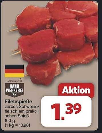 Filetspieße - zartes Schweinefleisch am praktischen Spieß