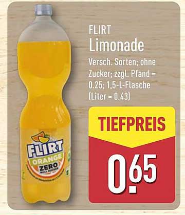 FLIRT Limonade - Verschiedene Sorten
