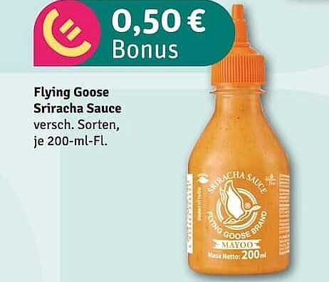 Flying Goose Sriracha Sauce - Verschiedene Sorten, je 200 ml