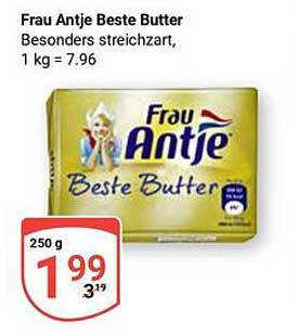 Frau Antje Beste Butter 250 g – Besonders streichzart