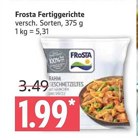 Frosta Fertiggerichte - Rahm Geschnetzeltes, 375 g
