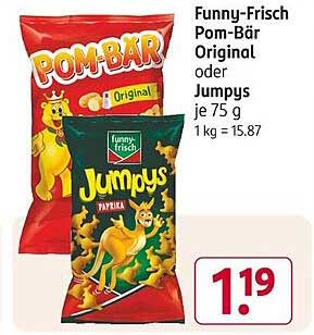 Funny-Frisch Pom-Bär Original oder Jumpys 75 g