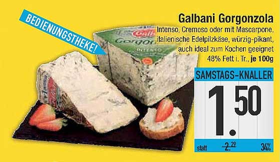 Galbani Gorgonzola - Intenso, Cremoso oder mit Mascarpone