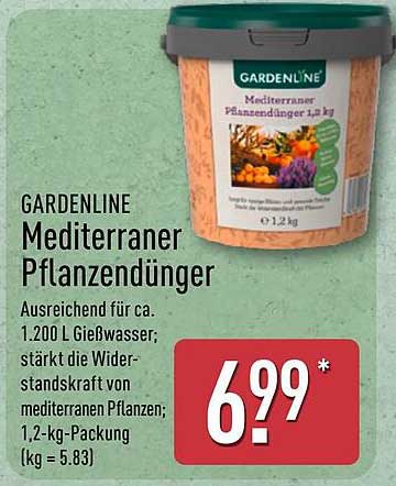 GARDENLINE Mediterraner Pflanzendünger 1,2 kg