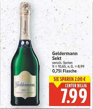 Geldermann Sekt - 0,75l Flasche