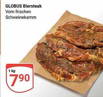 GLOBUS Biersteak vom frischen Schweinekamm