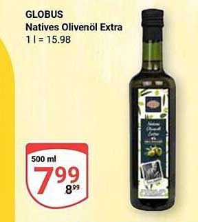 Globus Natives Olivenöl Extra 500 ml