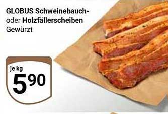 GLOBUS Schweinebauch- oder Holzfällerscheiben gewürzt