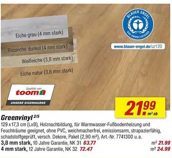 Greenvinyl – Hochwertiger Bodenbelag für Ihr Zuhause