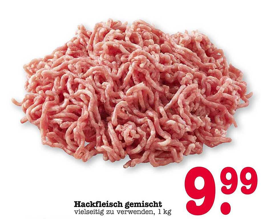 Hackfleisch gemischt vielseitig zu verwenden, 1 kg