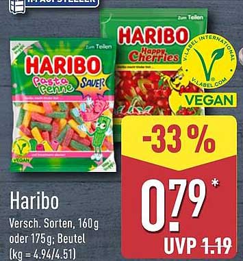 Haribo - Verschiedene Sorten, 160g oder 175g