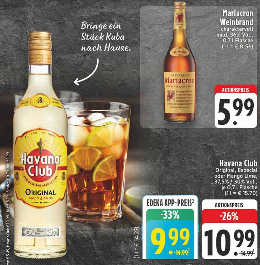 Havana Club Añejo 3 Años - Original Rum 0,7l