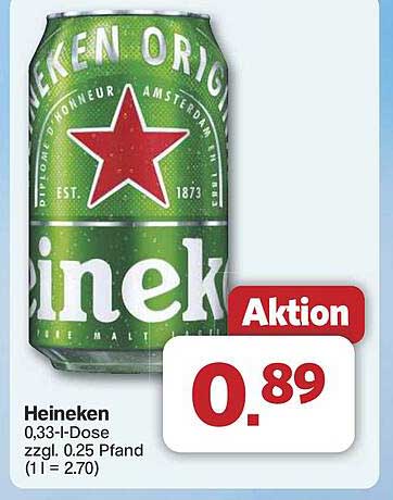 Heineken 0,33-l-Dose