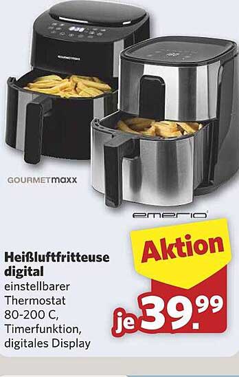 Heißluftfritteuse digital