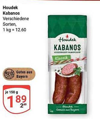 Houdek Kabanos - Verschiedene Sorten, je 150 g