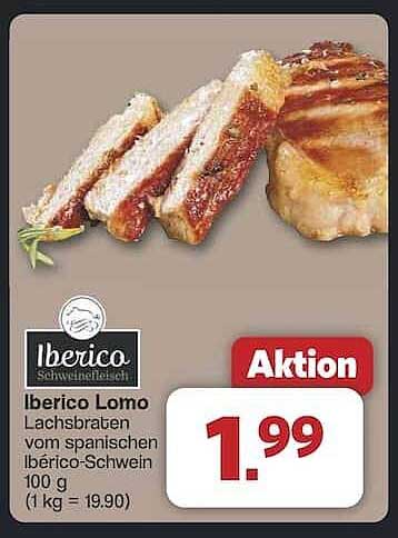 Iberico Lomo Lachsbraten vom spanischen Iberico-Schwein
