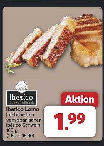 Iberico Lomo Lachsrücken vom spanischen Iberico-Schwein 100 g