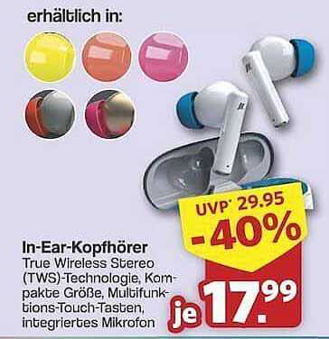 In-Ear-Kopfhörer - True Wireless Stereo