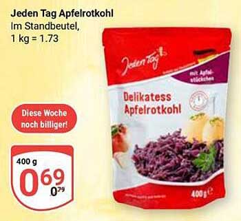 Jeden Tag Apfelrotkohl, 400 g - im Standbeutel