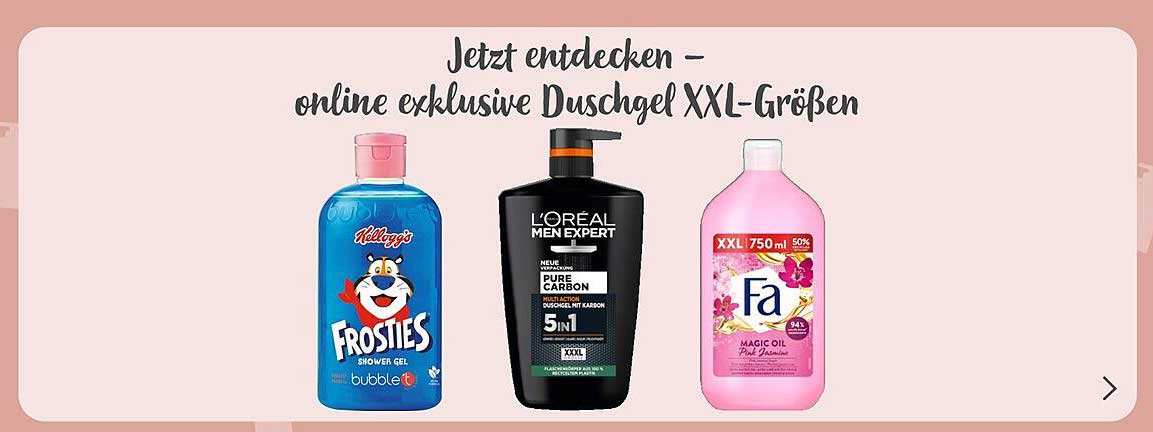 Jetzt entdecken – online exklusive Duschgel XXL-Größen