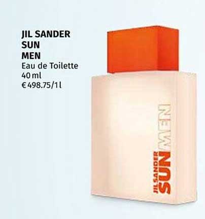 JIL SANDER SUN MEN Eau de Toilette 40 ml