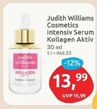 Judith Williams Cosmetics Intensiv Serum Kollagen Aktiv 30 ml - jetzt reduziert!