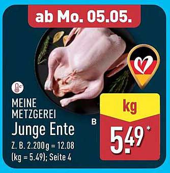 Junge Ente - Frisch aus der Region