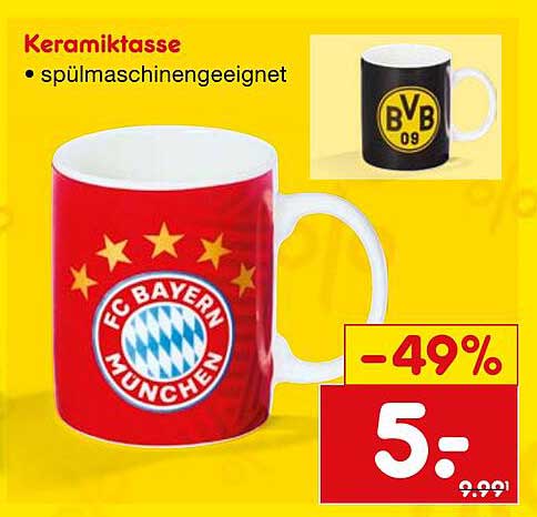 Keramiktasse FC Bayern München