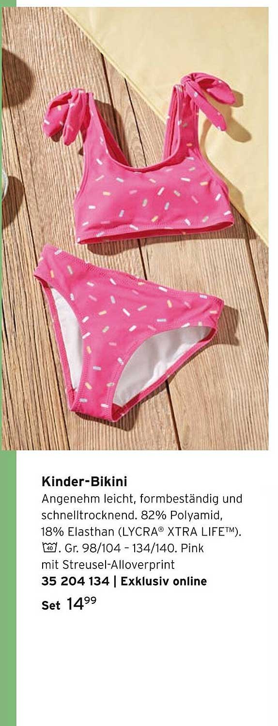 Kinder-Bikini