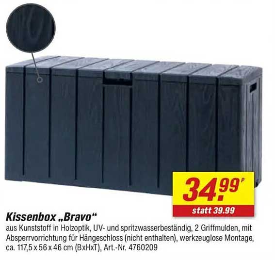 Kissenbox „Bravo“
