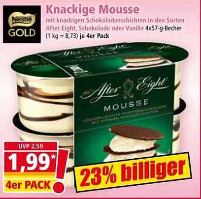 Knackige Mousse After Eight - 4er Pack