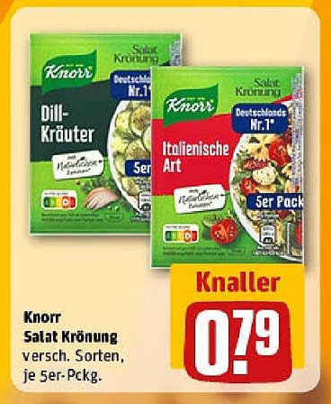 Knorr Salat Krönung – verschiedene Sorten, je 5er-Pack