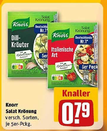 Knorr Salat Krönung - verschiedene Sorten, je 5er-Pack