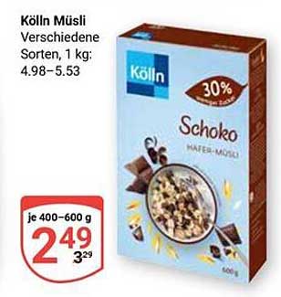 Kölln Müsli Schoko – 600 g