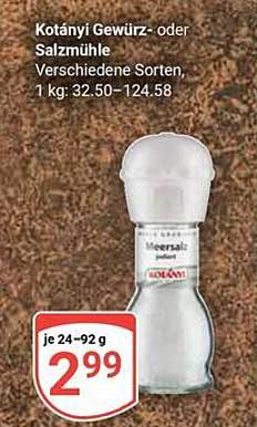 Kotányi Gewürz- oder Salzmühle
